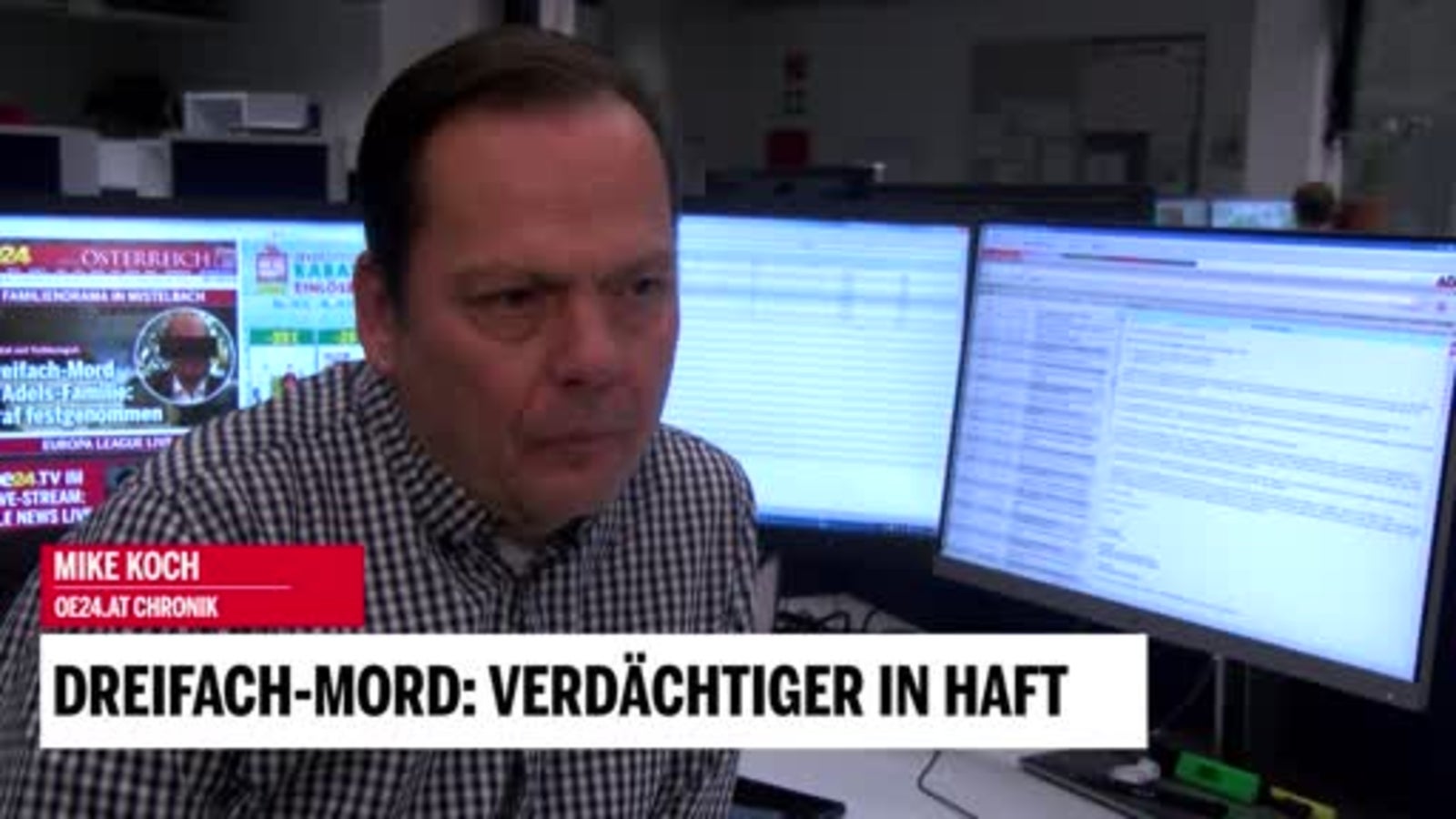 Sterreich Redakteur Ber Dreifach Mord Oe Tv