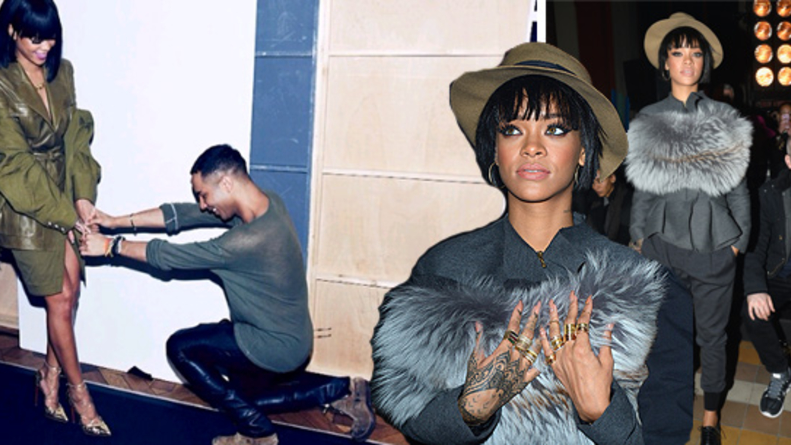 Rihanna Rockt Paris Fashion Week Madonna24 At