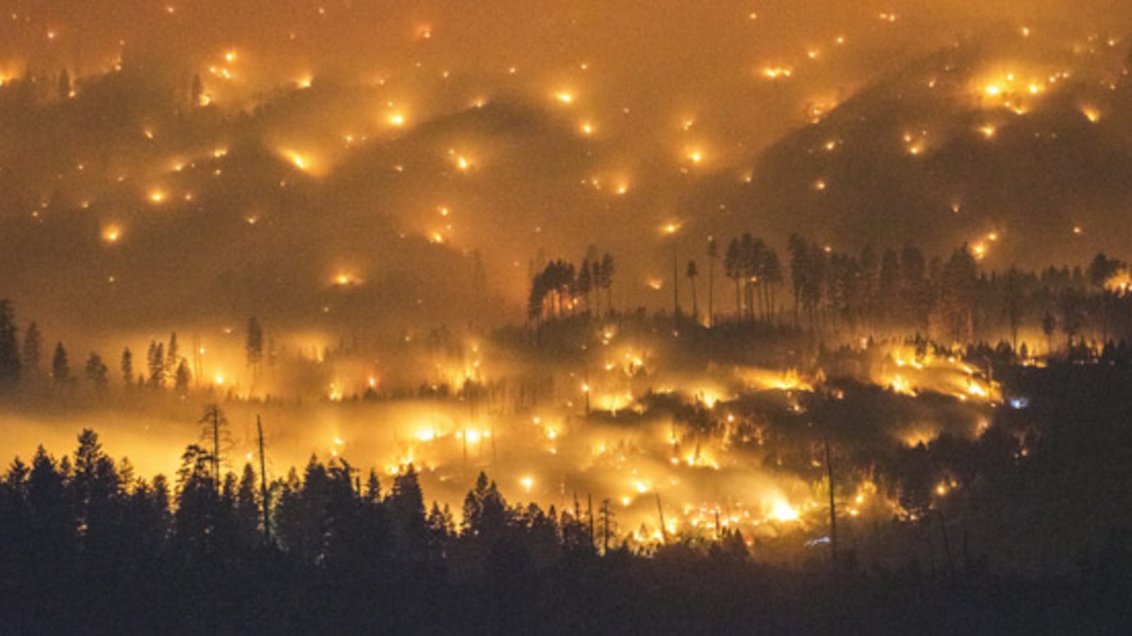 Jahrhundertd Rre In Kalifornien Feuer Inferno Bedroht Yosemite