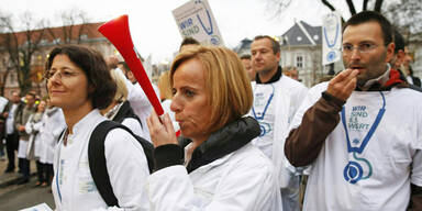 Ärzte-Streik für mehr Gehalt