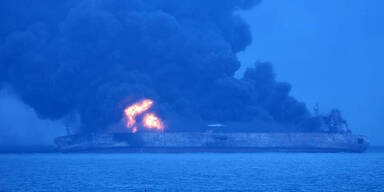 Öltanker Brand