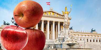 Wirbel um Äpfel-Lieferung aus Neuseeland ans Parlament