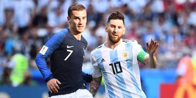 Frankreich kickt Messi im 4:3-Krimi raus