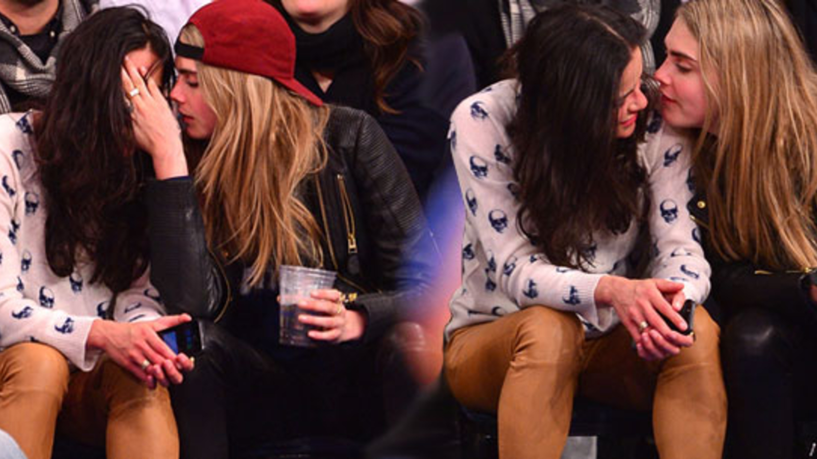 Cara Delevingne und Rihanna beim Basketballspiel