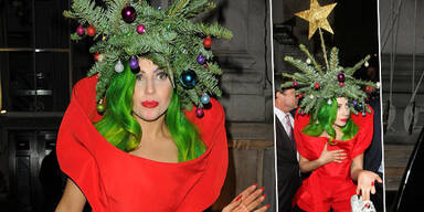 Lady Gaga in Weihnachtsstimmung