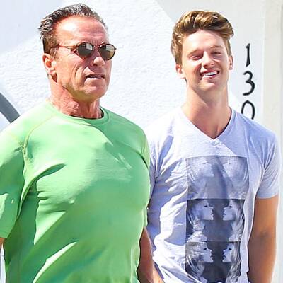 Vater-Sohn-Zeit bei den Schwarzeneggers
