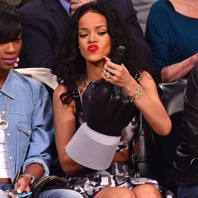 Cara Delevingne und Rihanna beim Basketballspiel