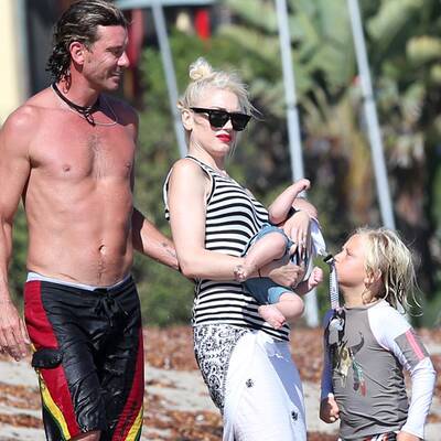 Gwen Stefani: Am Strand mit Kids