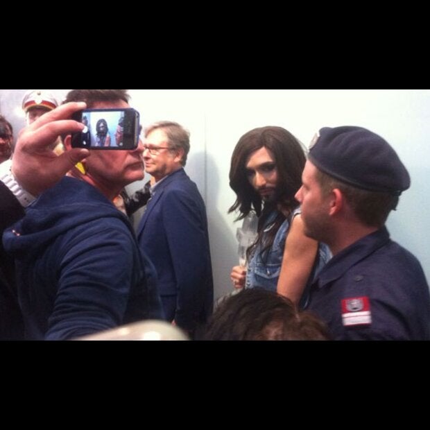 So jubelnd wurde Conchita Wurst empfangen