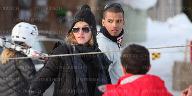 Madonna und Lover Brahim Zaibat in Gstaad