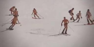 Extremsportfilm: Nackt Skifahren in "Valhalla"