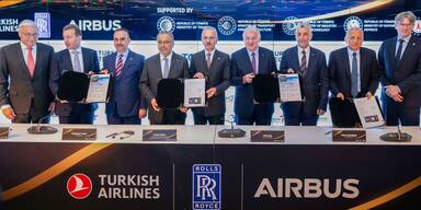 Turkish Airlines, Airbus und Rolls-Royce machen gemeinsame Sache