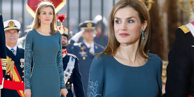 Königin Letizia & Felipe strahlen bei Militärparade