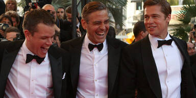 Matt Damon, George Clooney & Brad Pitt