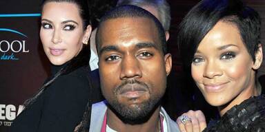 Kim Kardashian, Kanye West, Rihanna