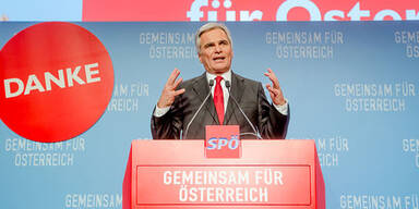 Wahlparty der SPÖ in Wien