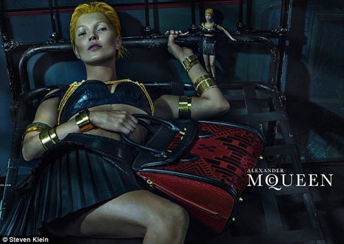 Kate Moss: Horror-Shooting für Alexander McQueen