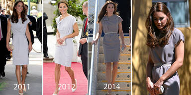 Herzogin Kate trägt altes Kleid in neuer Farbe