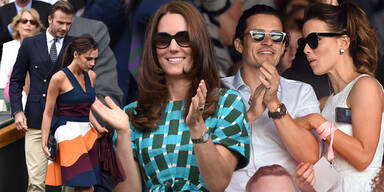 Kate, Vic , Pippa & Co beim stylishen Wimbledon-Finale