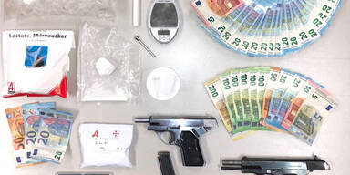 Drogen, Geld, Waffen, Polizei
