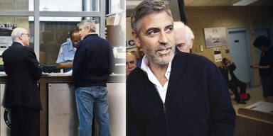 Hier geht Clooney aus dem Gefängnis