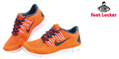 Nike-Sneakers in Orange