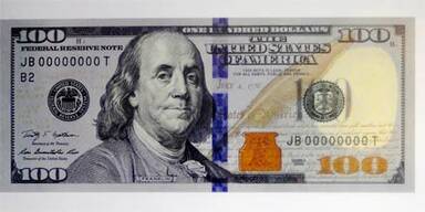 Neue 100-Dollar-Note gegen Fälschungen
