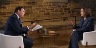 Harris gerät bei Interview mit Fox News unter Druck