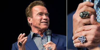 Arnold Schwarzenegger und seine Ringe