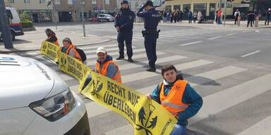 Gespenstische Ruhe bei Klima-Demo