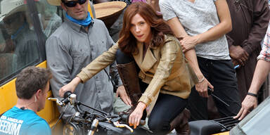Scarlett Johansson dreht "Captain America: Civil War"