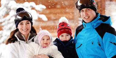 Hezrogin Kate & Prinz William: Ski-Urlaub mit George & Charlotte