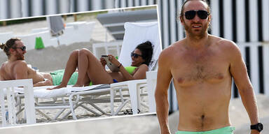 David Guetta am Strand von Miami