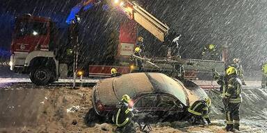 Winterrückkehr: Mehrere Verkehrsunfälle in Niederösterreich