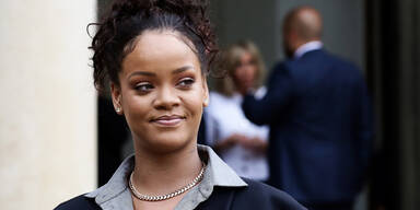 Rihanna im Palais de l'Elysee