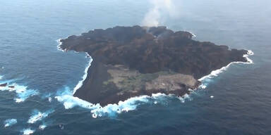 Meeres-Vulkan lässt neue Insel entstehen