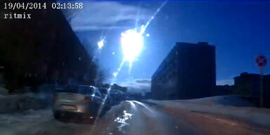 Meteorit über Murmansk verglüht