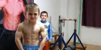 Diese Kids zeigen Muskeln