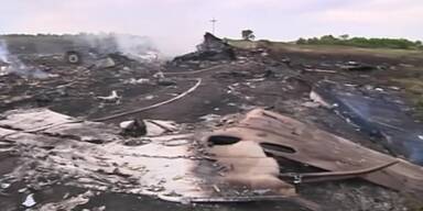 MH17: Schreckensbild an der Unglücksstelle