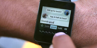 SMS schreiben mit Armbanduhr