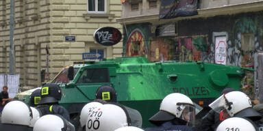 Wien: Großaufgebot der Polizei