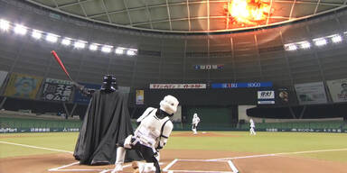 Darth Vader spielt auch Baseball