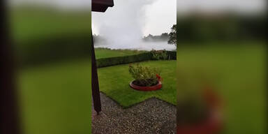Tornado im eigenen Garten