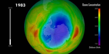 Das Ozonloch im Wandel