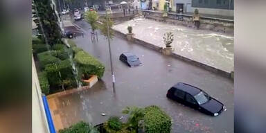 Hochwasser in Südfrankreich