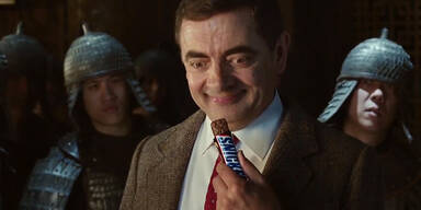 Mr. Bean steht auf Snickers