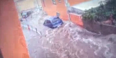 Teneriffa ist überschwemmt