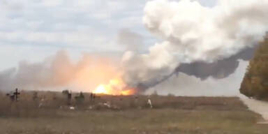 Munitionsfabrik in Donezk explodiert