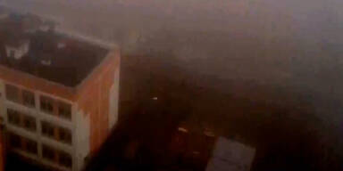 Mysteriöser Nebel in Moskau