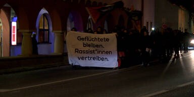 FPÖ-Demo in Traiskirchen